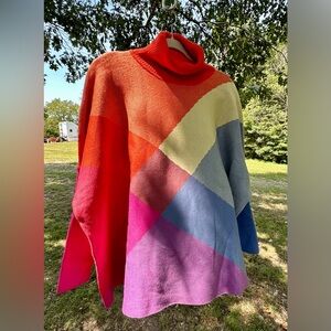 Jospeh A. Colorblock Turtleneck Sweater